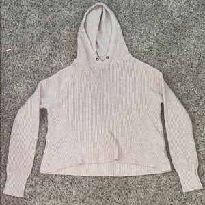 American Eagle cropped hooded sweater